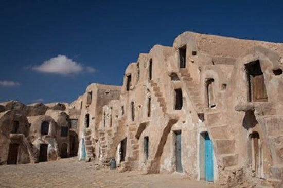 Tunisia Ksour Medenine Fortified Ksar Building Poster Print by Walter Bibikow