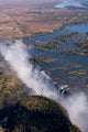 Victoria Falls Poster Print by Sergio Pitamitz showcasing the breathtaking Zambezi River landscape.