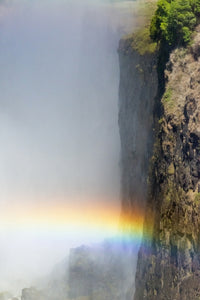 Victoria Falls, Zimbabwe poster print by Keren Su showcasing the stunning waterfall.