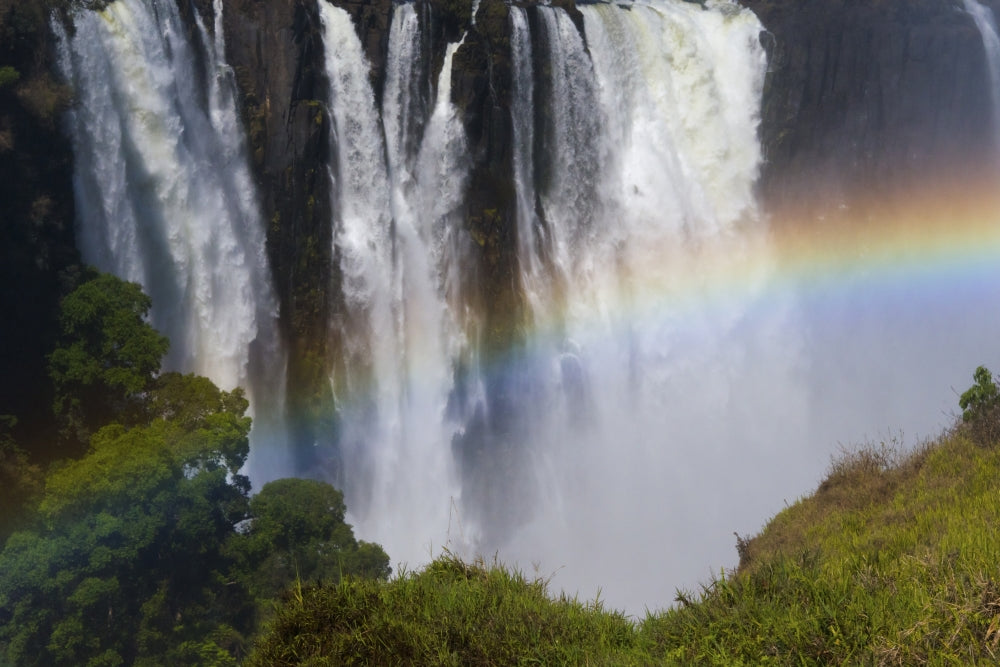 Victoria Falls, Zimbabwe Poster Print by Keren Su showcasing stunning natural beauty.