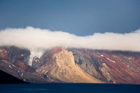 Mountainous Deception Island Antarctica Poster Print by Dave Bartruff