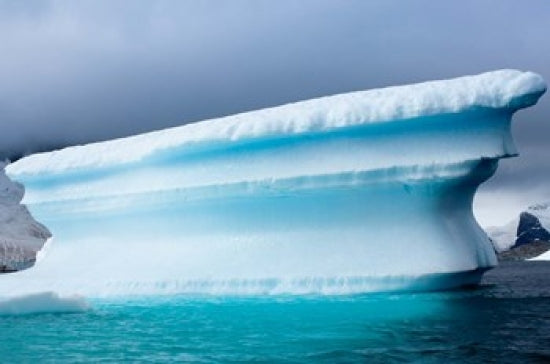 Antarctica Plneau Island Icebergs Poster Print by Michael DeFreitas