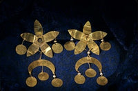 Gold Artifacts from Tillya Tepe Find Poster Print showcasing ancient Bactrian nomads' tombs.
