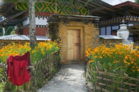 Residential House in Bumthang, Bhutan Poster Print by Keren Su