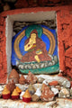 Clay Stupas in Paro, Bhutan Poster Print by Kymri Wilt