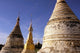Whitewashed Stupas in Bagan, Myanmar Poster Print by Inger Hogstrom
