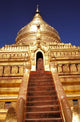 Shwezigon Paya Poster Print by Inger Hogstrom, showcasing intricate design and golden stupas.