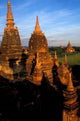 Ancient Temples and Pagodas at Sunrise poster print showcasing Myanmar's beauty.