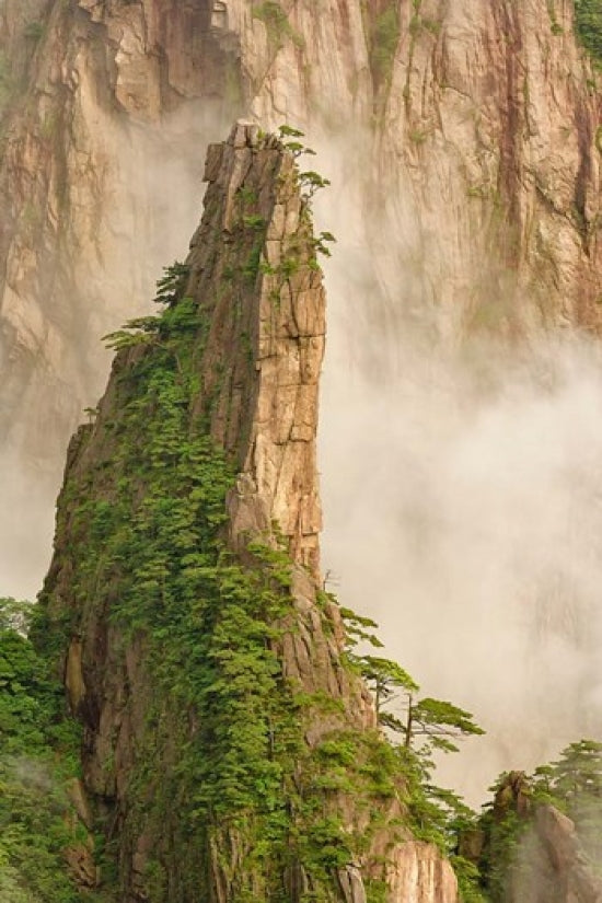 Peak in Grand Canyon, Mt. Huang Shan, China Poster Print by Adam Jones
