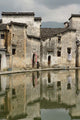 Half Moon Pond in Hong Cun Village, Yi County, China poster print by Adam Jones