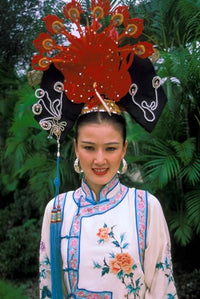 Emperior Traditional Dress Poster Print by Bill Bachmann, showcasing traditional Chinese attire.
