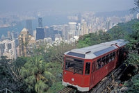 The Peak Tram at Victoria Peak Poster Print by Brent Bergherm