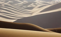 Abstract Desert Shapes Poster Print featuring Badain Jaran Desert in Inner Mongolia, China.