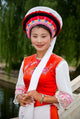 Bai Minority Woman in Traditional Ethnic Costume Poster Print
