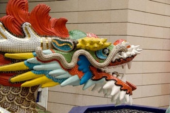 Dragon Head, Goddess of Mercy Temple art print by Cindy Miller Hopkins