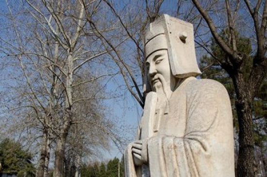 Changling Sacred Was Statue Poster Print by Cindy Miller Hopkins
