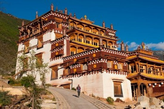 Sangpi Luobuling Si Monastery Poster Print by Howie Garber