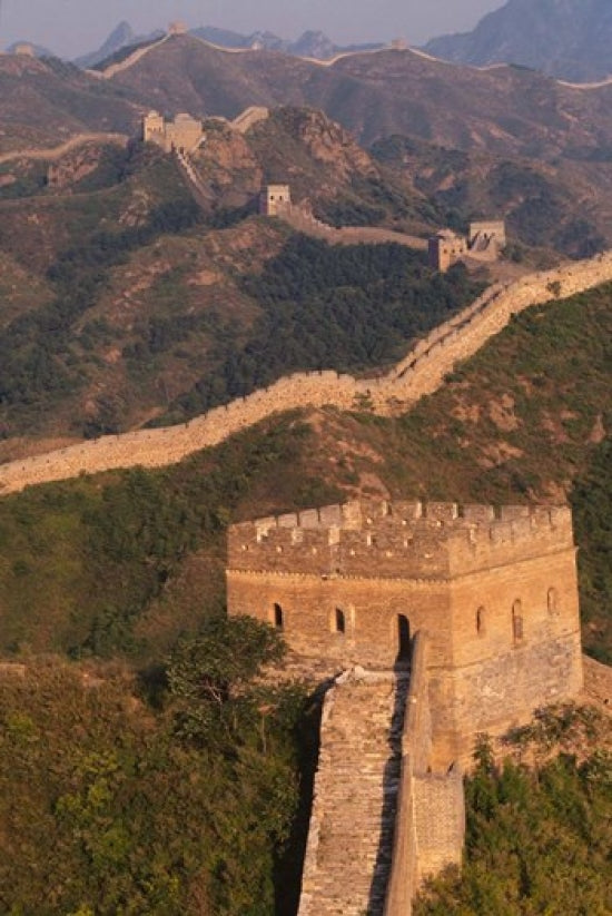 Great Wall at Sunset, Jinshanling, China Poster Print by Keren Su