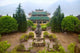 Sunset View of Qu Yuan Temple Poster Print by Keren Su