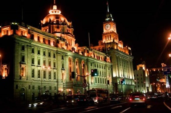 View of Colonial-style Buildings Along the Bund, Shanghai Poster Print by Keren Su