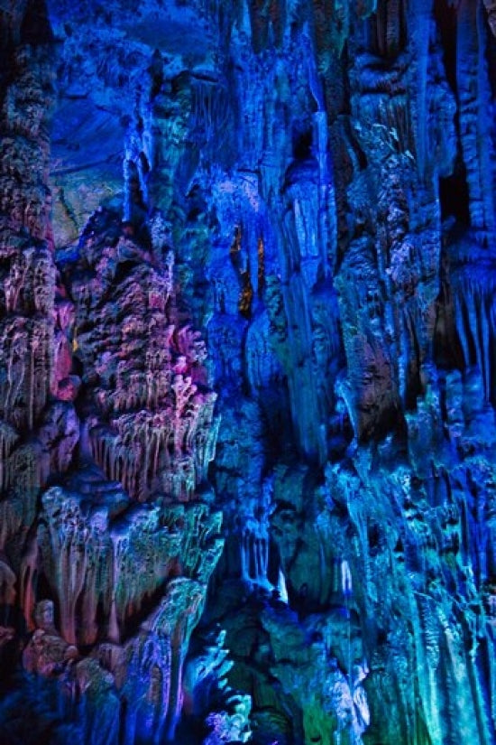 Ludi Cave limestone formation poster print by Keren Su