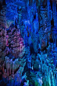 Ludi Cave limestone formation poster print by Keren Su