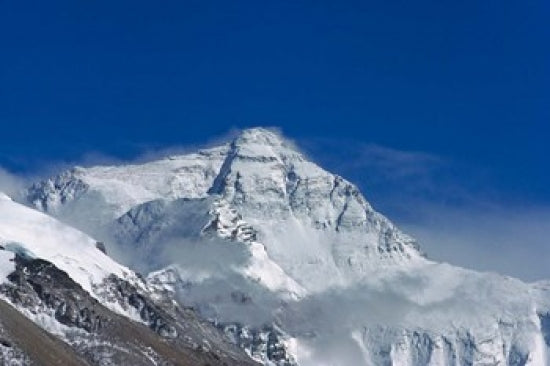 Snowy Summit of Mt. Everest Poster Print by Keren Su
