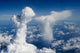 Aerial view of clouds over China captured in a stunning poster print.