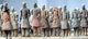Terra Cotta Warriors and Pits poster print by Kymri Wilt, showcasing ancient Chinese sculptures.