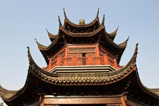 Suzhou Pagoda along Shan Tang Street Poster Print by Michael DeFreitas