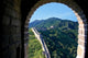 Mutianyu Great Wall turret window poster print showcasing ancient architecture.