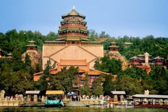 Pavilion of Buddhist Fragrance Poster Print from Summer Palace, Beijing, China.