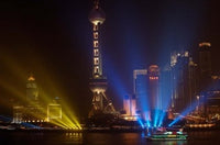 Oriental Pearl TV Tower in Pudong Park, Shanghai Poster Print