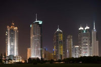 High Rise Office Towers and Skyscrapers in Pudong Economic Zone, Shanghai Poster Print