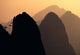 China Huangshan Mountains Sunlight Poster Print by Ric Ergenbright