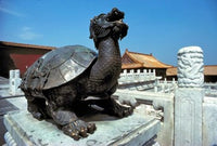 Turtle statue at Forbidden City in Beijing Poster Print