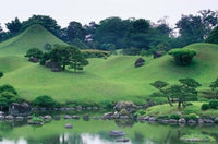 Suizenji Koen, Kumamoto, Japan poster print by Rob Tilley.