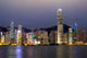 Hong Kong Skyline with Victoria Peak Poster Print by Bill Bachmann