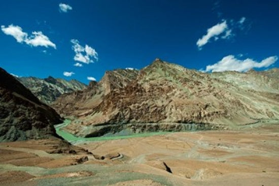 Landscape print of Markha Valley, Ladakh, India by Anthony Asael.