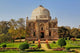 Mosque of Sheesh Gumbad poster print showcasing intricate architecture in Lodhi Gardens, New Delhi.