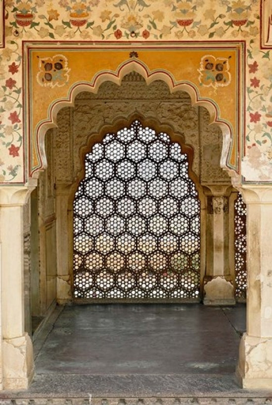 Archway at Amber Fort in Jaipur, India Poster Print by Adam Jones