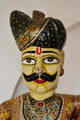 Raj Palace Hotel Statue Head Poster Print by Adam Jones