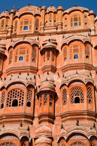 Wind Palace Jaipur Poster Print by Bill Bachmann, vibrant architectural artwork