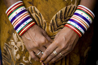 Close-up of woman's hands in Rajasthan poster print by Jaynes Gallery.