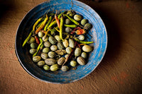 Bowl with Vegetables art print from Rajasthan, India, showcasing vibrant colors and natural beauty.