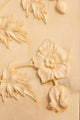 Floral Carving Art Print featuring the Taj Mahal with intricate designs by Inger Hogstrom
