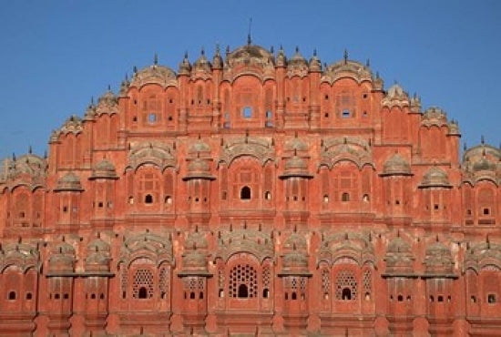 Hawa Mahal artwork poster print showcasing intricate architectural details.