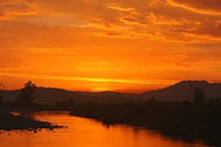 Sunset Poster Print by Jagdeep Rajput showcasing vibrant colors