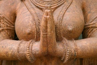 Hindu sculpture poster print from Bhubaneswar, Orissa, India by Keren Su.