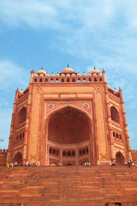 Gate of Jami Masjid Mosque, Fatehpur Sikri poster print by Keren Su.